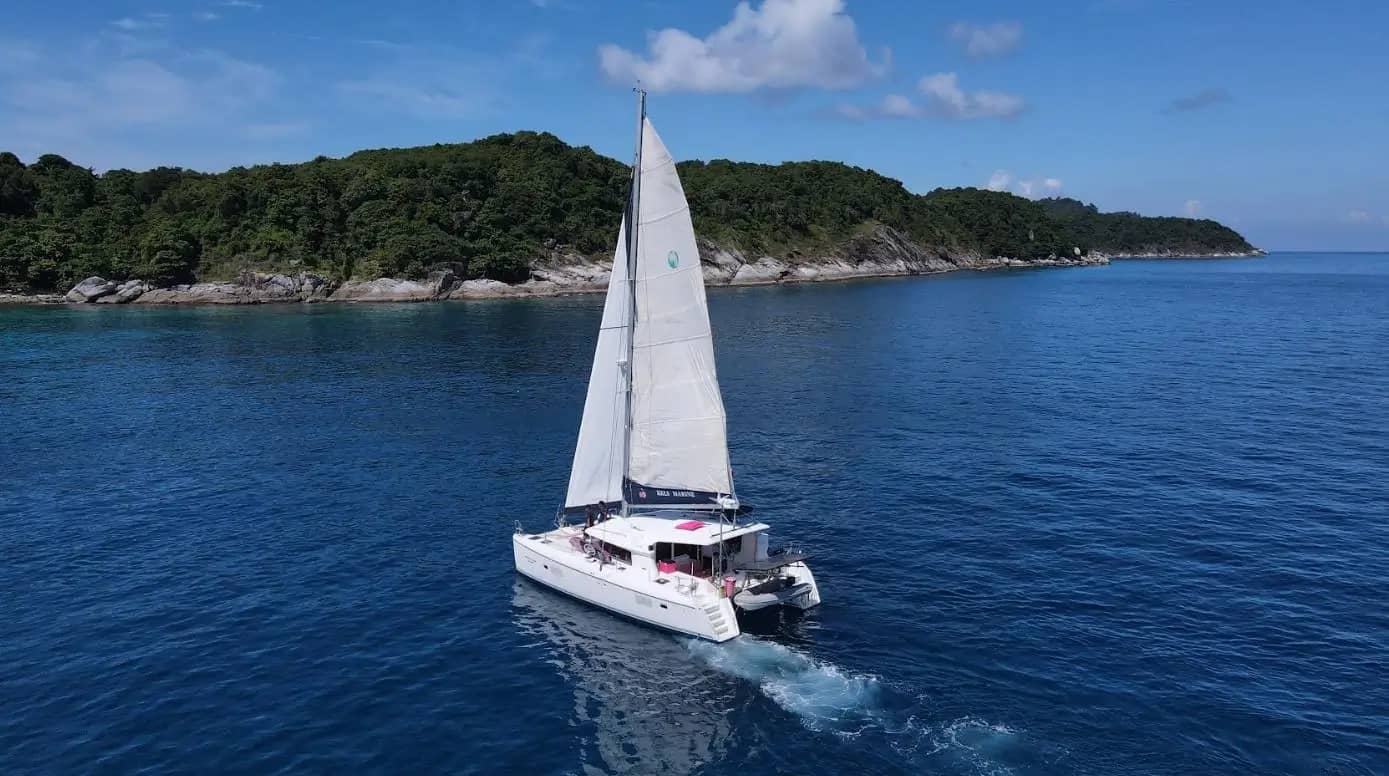 Lagoon 421 (Peach) Catamaran Rental 