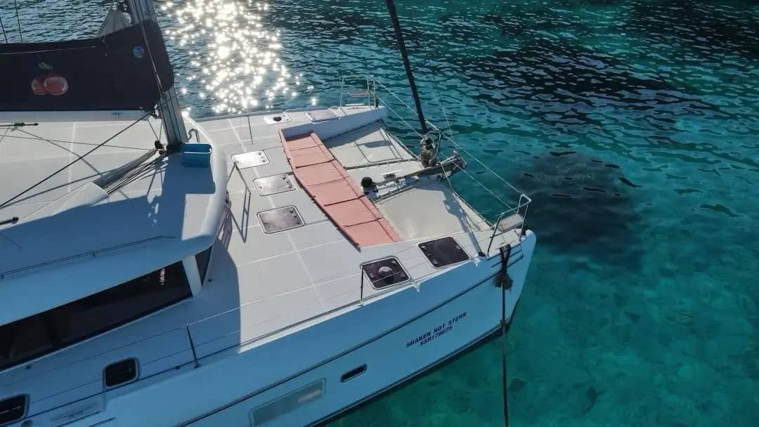 Lagoon 421 (Peach) Catamaran Rental  2