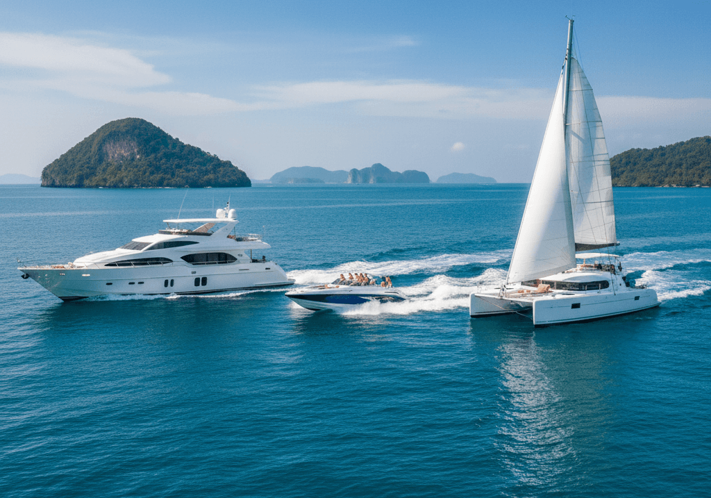 What’s Best for a Sea Trip in Phuket: Yacht, Speedboat, or Catamaran?